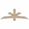 Ekena Millwork Davenport Smooth Timber Gable Bracket, Douglas Fir, 72"W x 27"H x 3 1/2"D x 5 1/2"F, 9/12 Pitch GBW072X27X0406DAV00SDF - alternate 1